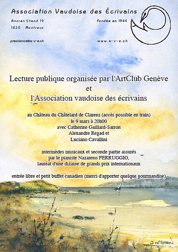 Lecture Chatelard Montreux 9.3.13