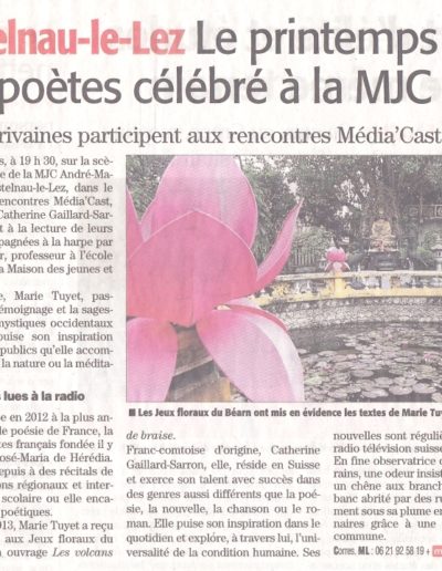 18 mars 2014 Midi Libre