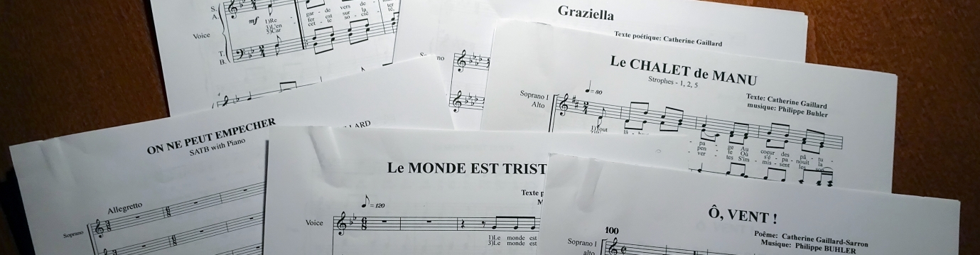 Poèmes pour chœurs mixtes et comptines