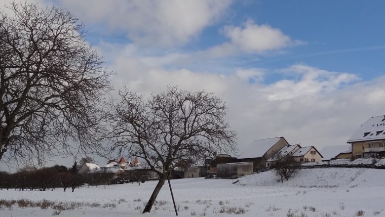Photo illustrant le poème la 1ère neige, poème de Catherine Gaillard-Sarron