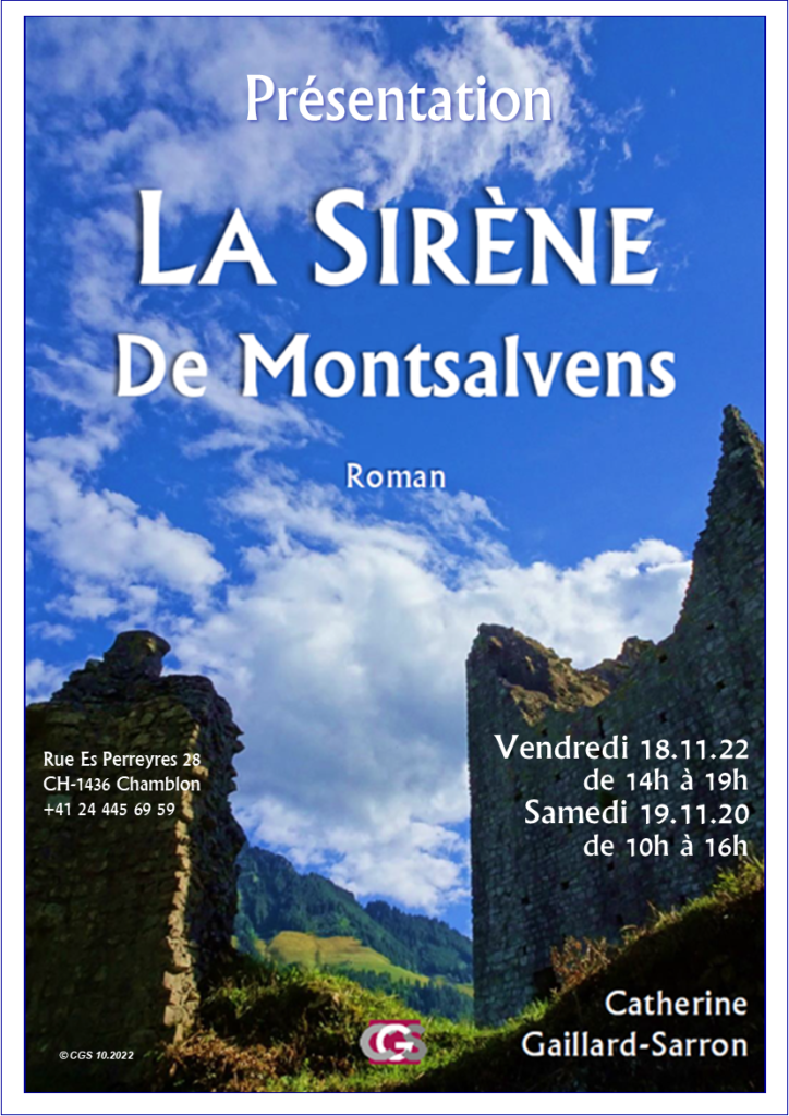 Affiche Présentation La Sirène de Montsalvens